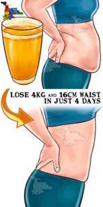 DON’T CONSUME IT MORE THAN 4 DAYS: THIS MIXTURE WILL HELP YOU LOSE 4 KG AND 16 CM WAIST IN JUST 4 DAYS – RECIPE