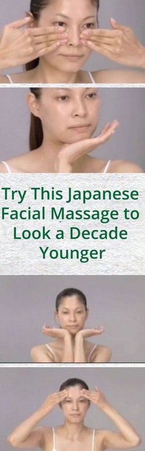 Try This Japanese Facial Massage To Look A Decade Younger Dodody